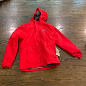 Red Under Armor Jacket. Boys youth large.